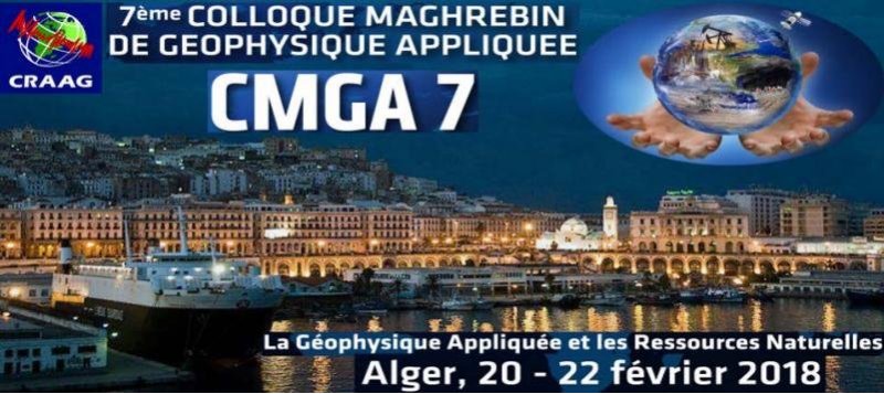 7ème COLLOQUE MAGHREBIN DE GEOPHYSIQUE APPLIQUEE