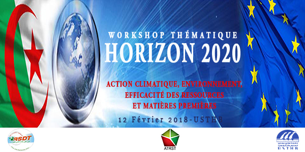 Workshop Thématique « Action climatique, environnement, efficacité des ressources et matières premières »