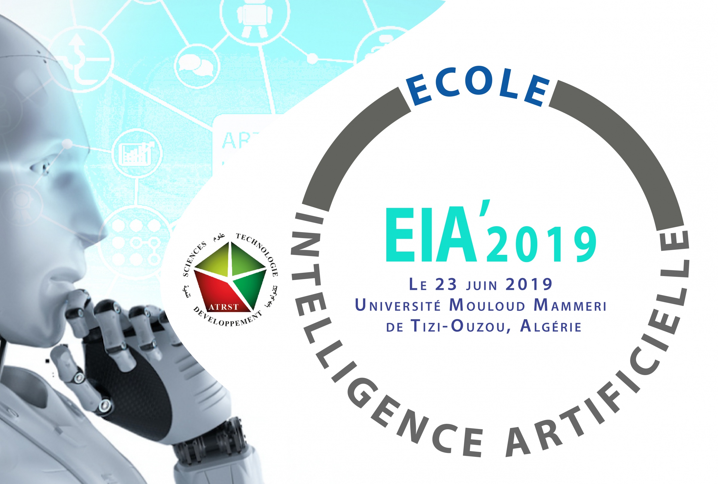 Ecole Intelligence Artificielle, le 23 juin 2019 à l&rsquo;Université de tizi-ouzou