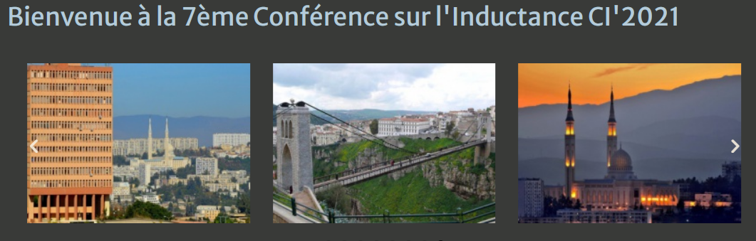 7ème édition du colloque &lsquo;Inductique&rsquo; (CI&rsquo;2021)